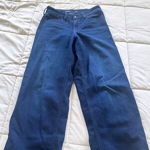 Old Navy Blue Flare Wide Leg Jeans